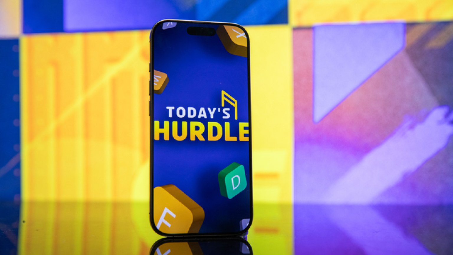 Hurdle game on a smartphone