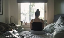 A teen in their bedroom.