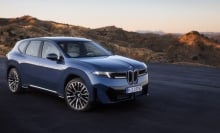 The BMW i3X Neue Klasse driven in the desert.