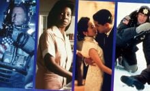 A composite of images from "Armageddon," "The Long Walk Home," "The Joy Luck Club," and "Fargo."