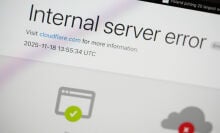 Cloudflare error message