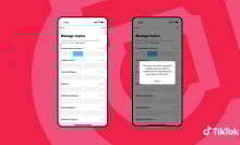 TikTok AI generated content Manage topics filter