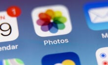 iPhone Photos app on home screen