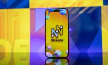 A game being played on a smartphone.