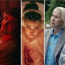 A composite of images from "Wednesday," "Together," "I Know What You Did Last Summer," "Thursday Murder Club," and "Thunderbolts*."