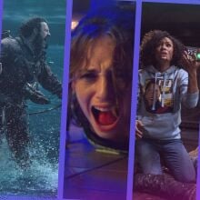 Images from various horror movies in a collage. 