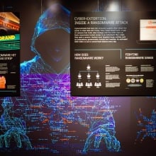 A peek at the "Digital Underground" exhibit.