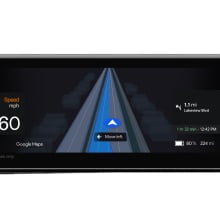 Google Maps lane guidance