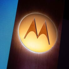 Motorola logo on building