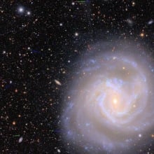 Rubin Observatory's digital camera surveying the sky