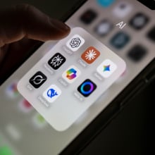 AI apps on mobile device