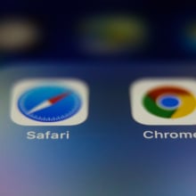 safari and chrome apps on phone