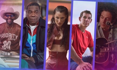 Composite of images from new to streaming releases. 