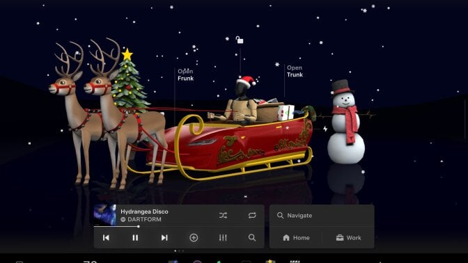 Tesla holiday update