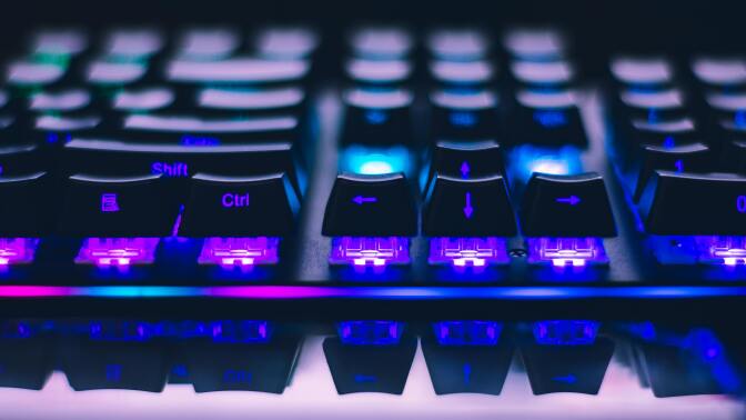 Lit up keys