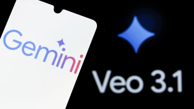 google gemini and veo 3.1 logos