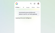 Personal Intelligence in AI Mode in Google Search