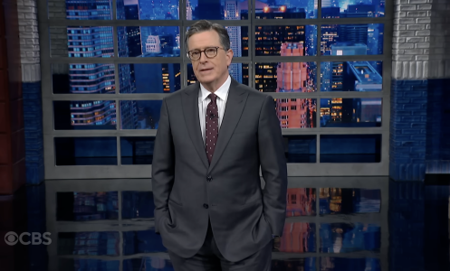 Stephen Colbert presents The Late Show.