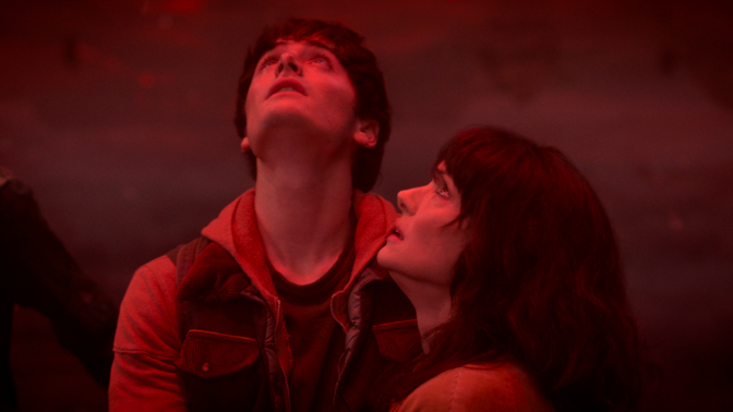 Noah Schnapp and Winina Ryder in 'Stranger Things.'