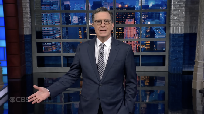Stephen Colbert presents "The Late Show."
